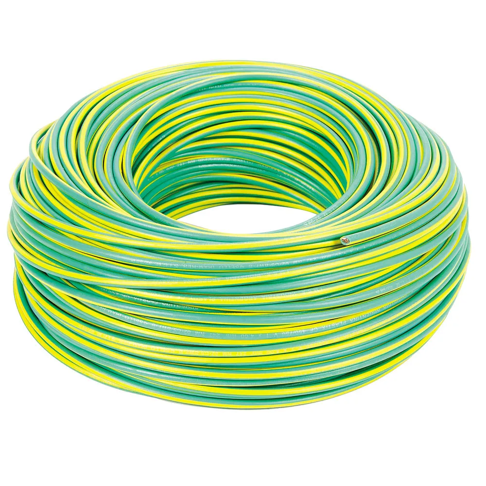 Cable Unipolar 2.5mm Verde/Amarillo x100m